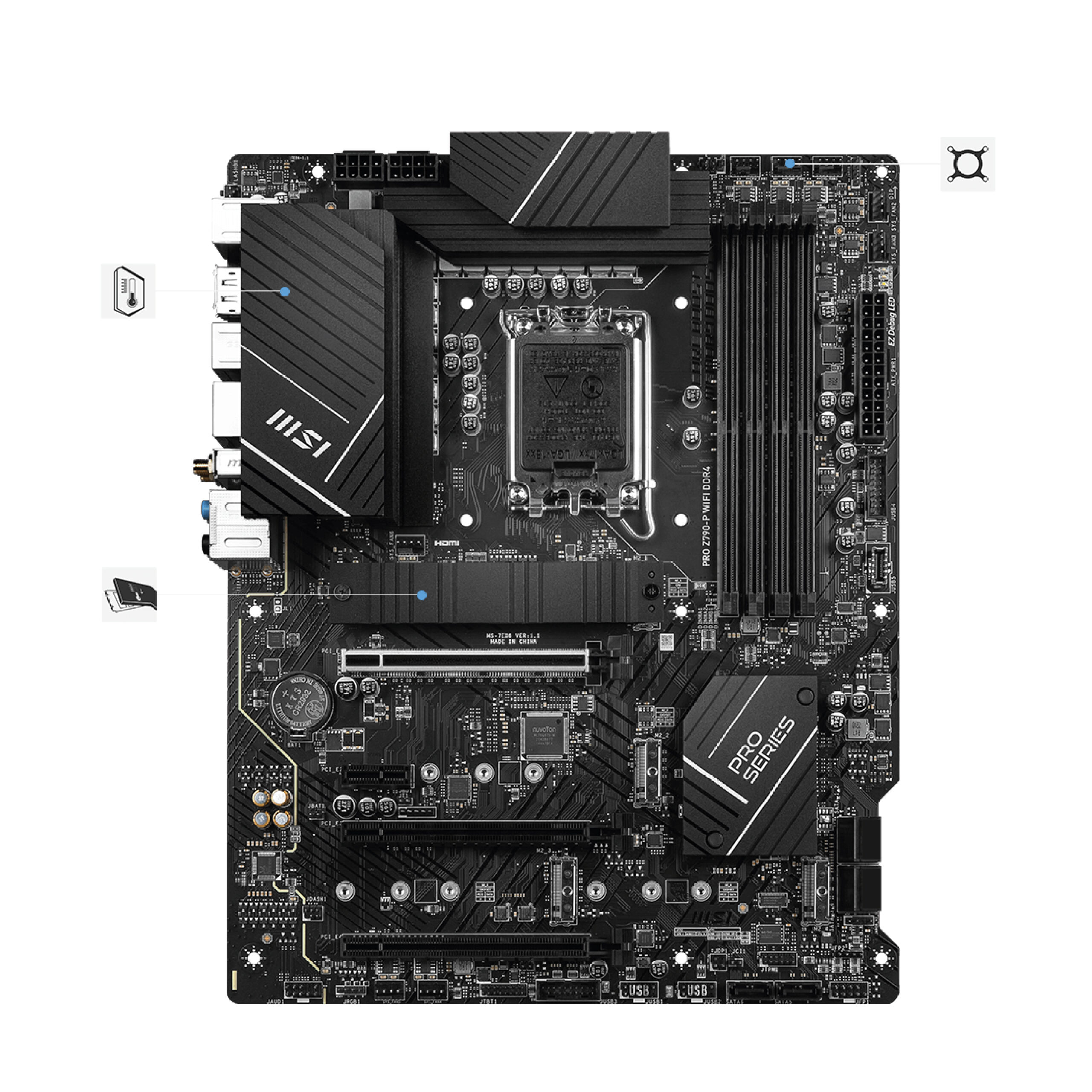 MSI PRO Z790-P WIFI DDR4 - Imagen 3