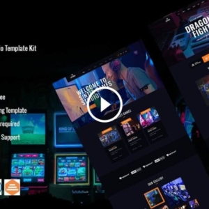 Sintix: kit de plantillas Elementor de Gaming Studio