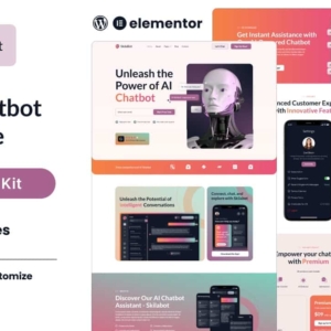 Skilabot – Kit de Plantilla Elementor AI Chatbot Service