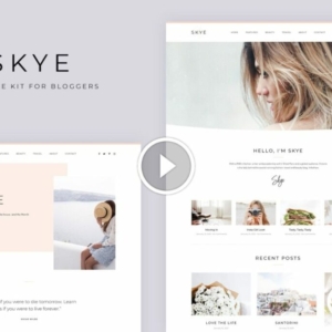 Skye – Kit de plantilla de Elementor de blog moderno
