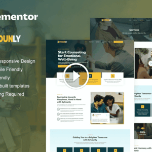 Sycounly – Psychology & Counseling Services Elementor Pro Template Kit