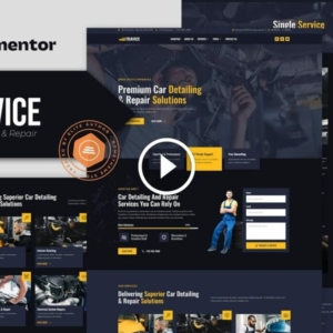 Travice – Car Detailing Service & Car Repair Elementor Template Kit