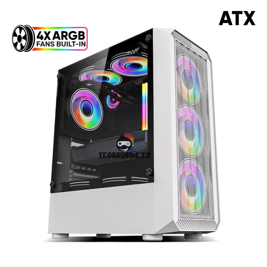 Case Gamer, Mid T, 4Fan Argb – Armaggeddon Tritron Pro 100