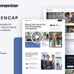 Vencap: Venture Capital & Investment Elementor Template Kit
