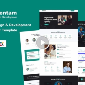 Ventam – Web Design Agency Elementor Template Kit