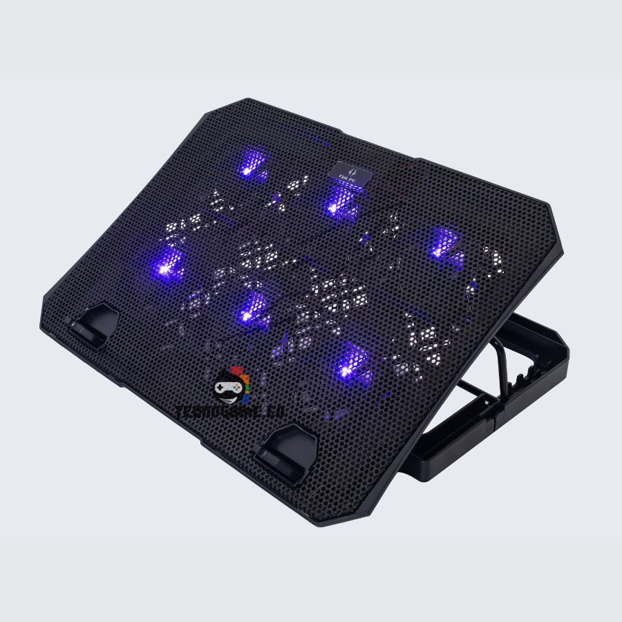 Ventilador x6 Fan P/ Laptop C/ Led – Evil Pc CP-548EG