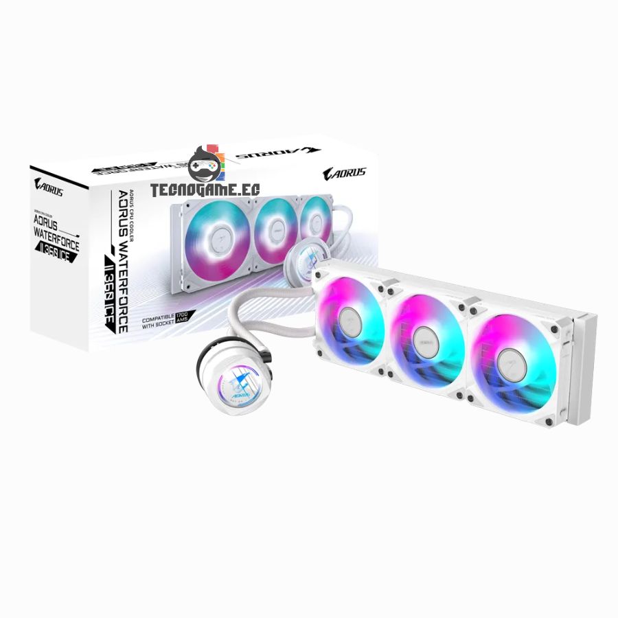 Sistema de Enfriamiento Liquido 360mm WH – Gigabyte Aorus WaterForce II ICE