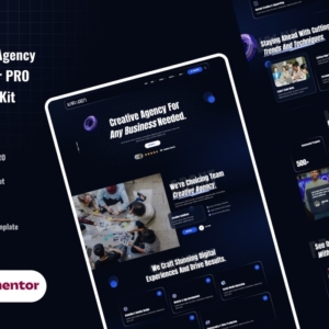 Wiragen: kit de plantillas Elementor Pro para agencia creativa