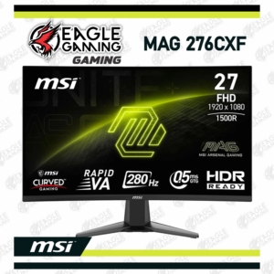 MONITOR GAMING MSI MAG 276CXF/27″/CURVO/VA/FHD/280Hz/0.5ms