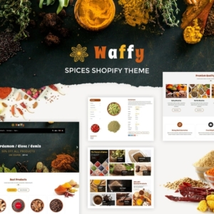 Waffy | Tema de Shopify para tienda de especias y frutos secos
