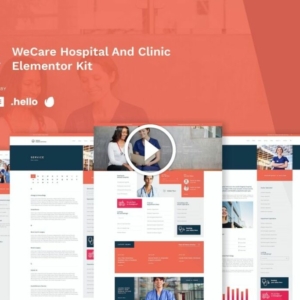 WeCare: kit de plantillas Elementor para hospitales y clínicas