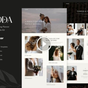 Wedda – Wedding & Wedding Planner Elementor Template Kit