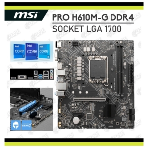PLACA MSI PRO H610M-G D4 1700 mATX
