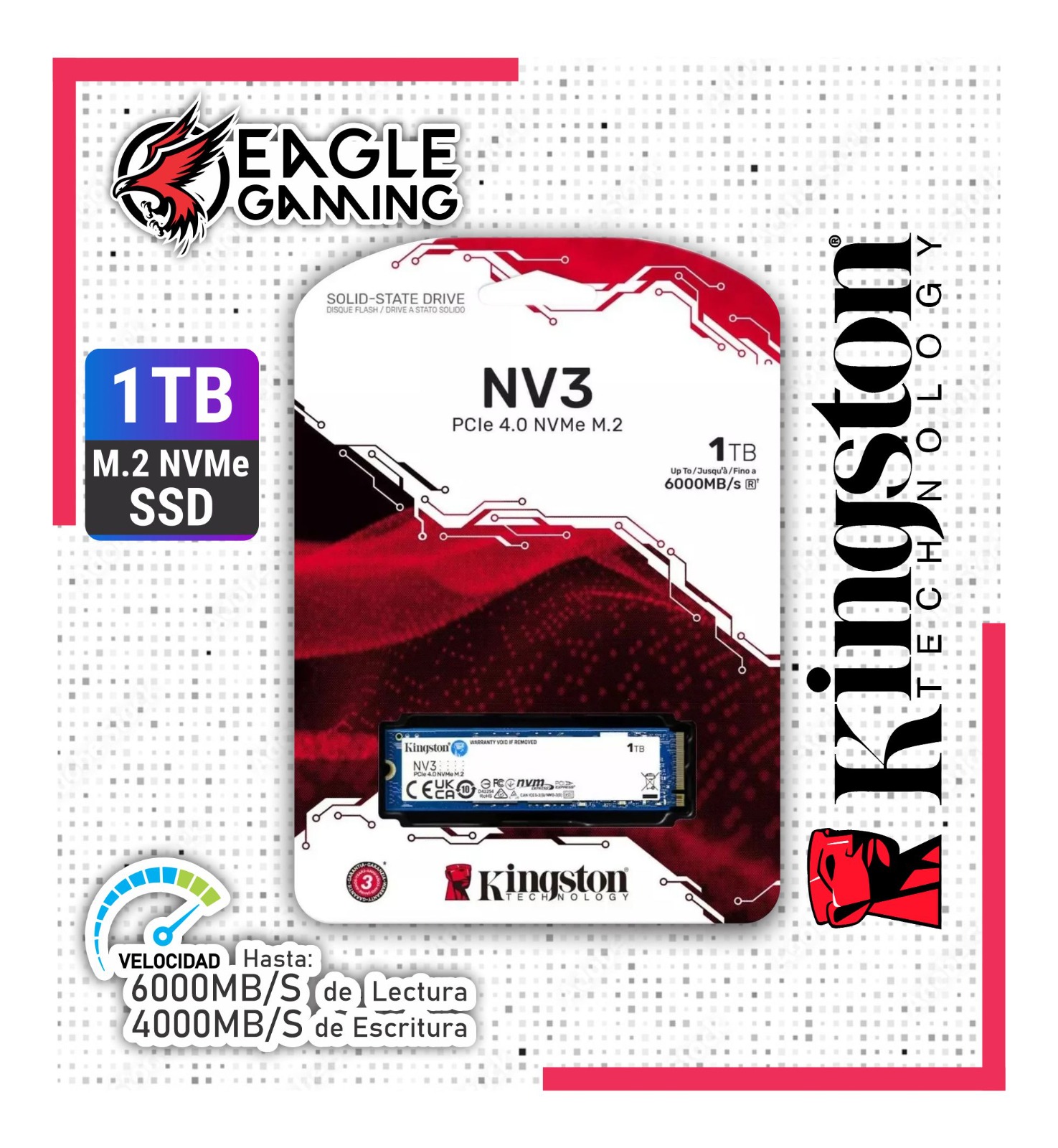 DISCO SSD NV3 1TB KINGSTON