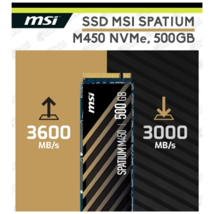 SSD M.2 PCIe 500GB MSI SPATIUM M450 G4