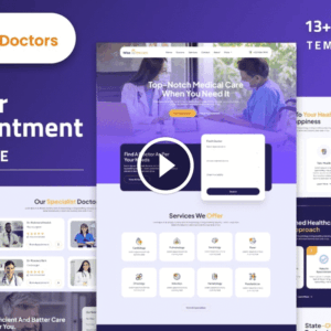 WiseDoctors: Kit de plantillas Elementor para atención médica y sanitaria