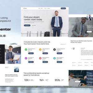 Workly – Kit de plantillas Elementor para anuncios de empleo y reclutamiento profesional