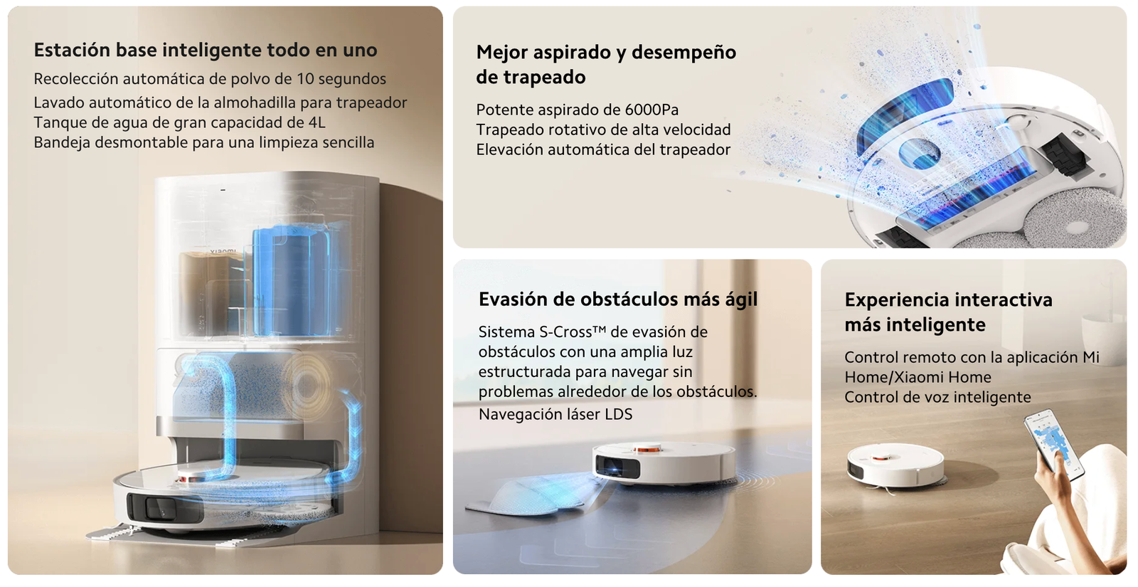 Aspiradora Xiaomi Robot Vacuum X20+ - Imagen 2