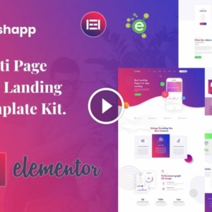Xshapp: kit de plantillas de elementos de aterrizaje de aplicaciones
