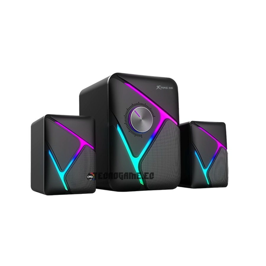 Parlante Gamer 2.1 C/ Woofer P/PC – Xtrike Me SK-610 - Imagen 3