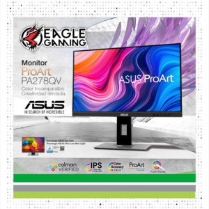 MONITOR PROFESIONAL ASUS ProArt Display PA278QV 27 PULGADAS / IPS / WQHD / 100% sRGB / 75Hz / 5ms