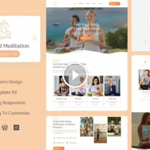 Yogavia – Kit de plantilla Elementor de yoga y meditación