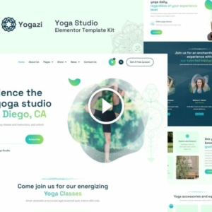 Yogazi – Kit de plantillas de Yoga Studio Elementor Pro