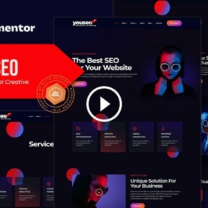 Youseo – Kit de plantilla Elementor para agencia creativa digital y SEO