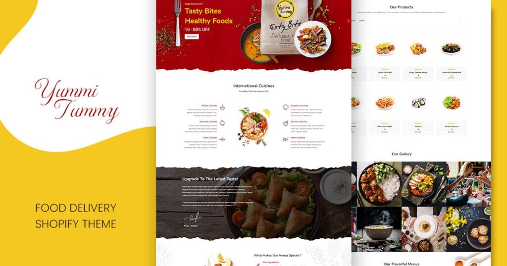 Yummi – Food Delivery Shopify Theme
