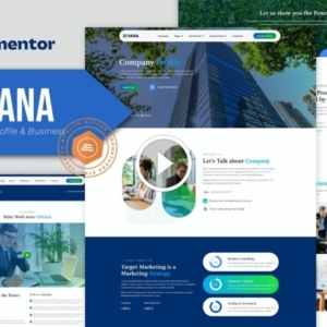 Zevana: perfil de empresa y kit de plantilla de elementos comerciales