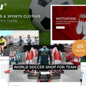Zizu – Running Shoes & Sports Clothes Shopify Theme