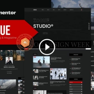 Zogue: kit de plantillas de Elementor Pro para blog creativo y revista