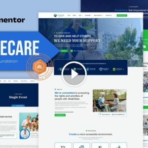 Zonecare: Disability Foundation Elementor Template Kit