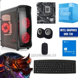 CPU Core i3 12va 12100, Ram 16Gb, Ssd 512Gb + Periféricos