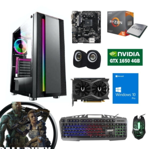 Cpu Gamer Ryzen 5 5500, Nvidia Gtx 1650 4Gb, Periféricos