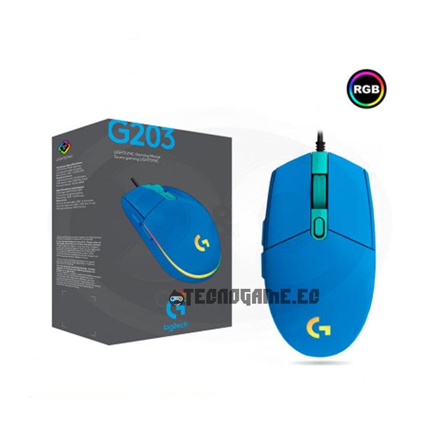 Mouse Gamer Programable Rgb – Logitech Prodigy G203 - Imagen 7