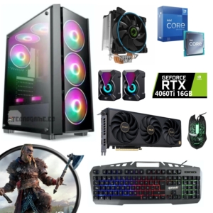 Cpu Gamer i7 12700KF 12th, Nvidia Rtx 4060Ti 16GB, Ram 16Gb Ddr5, Ssd 512Gb + 1Tb