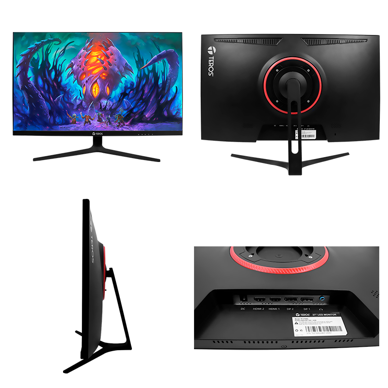 MONITOR GAMING PLANO TEROS TE-2769G, 27″ QHD IPS FLAT, 180 Hz, 1ms, HDMI, DP, Audio - Imagen 7