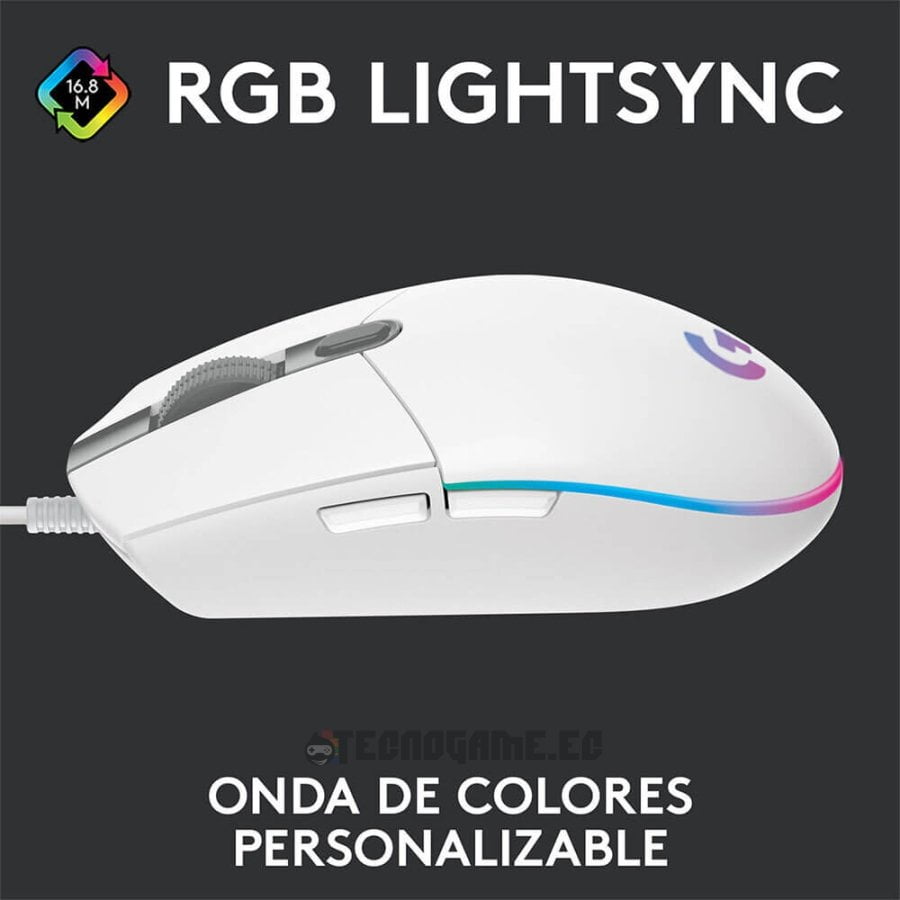 Mouse Gamer Programable Rgb – Logitech Prodigy G203 - Imagen 2