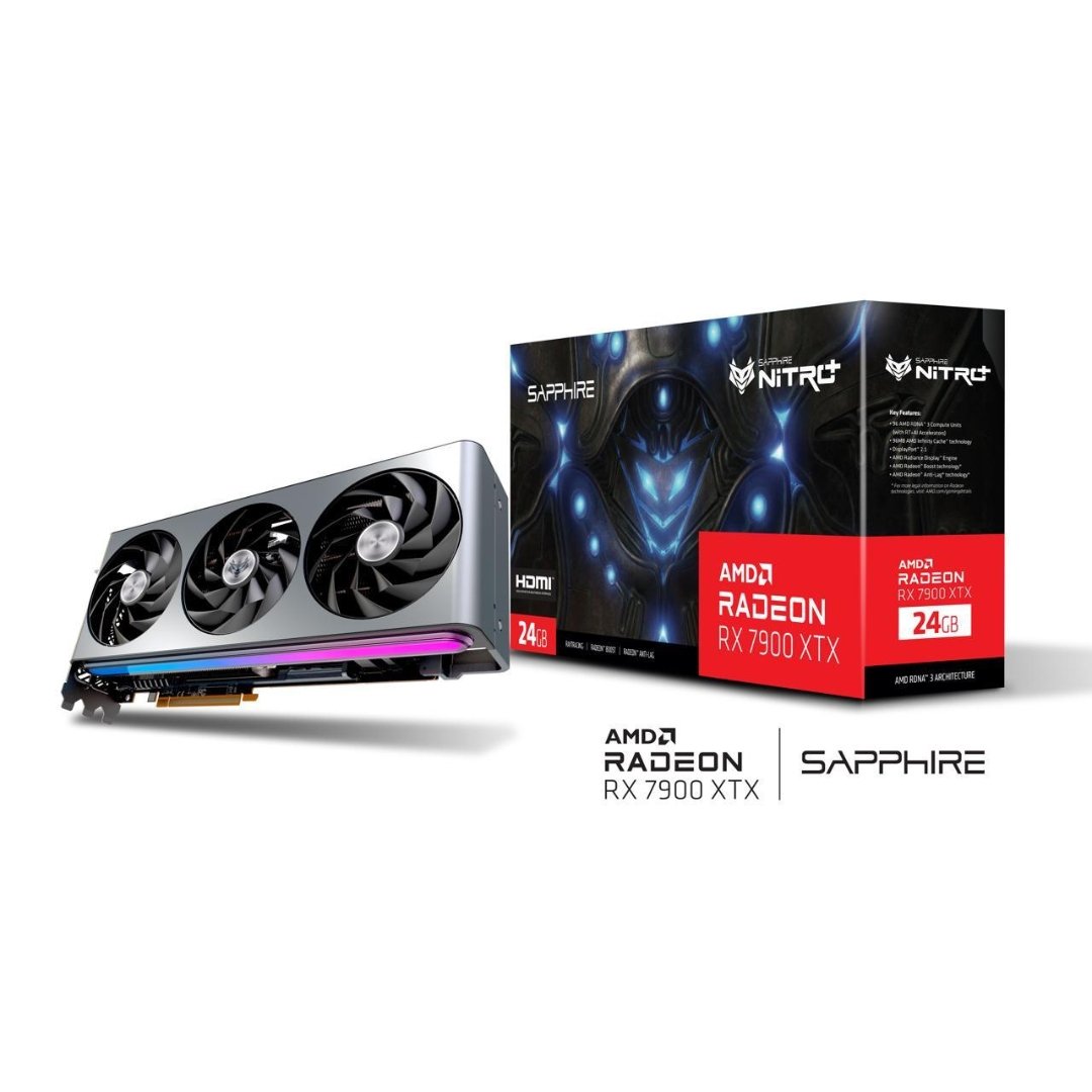 TARJETA DE VIDEO AMD RX7900XTX OC 24GBSAPPHIRE NITRO+ VAPOR