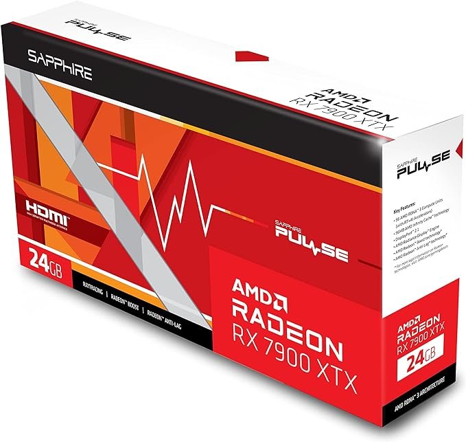 TARJETA DE VIDEO AMD RX7900XTX 24GB SHAPPIRE PULSE OC - Imagen 2