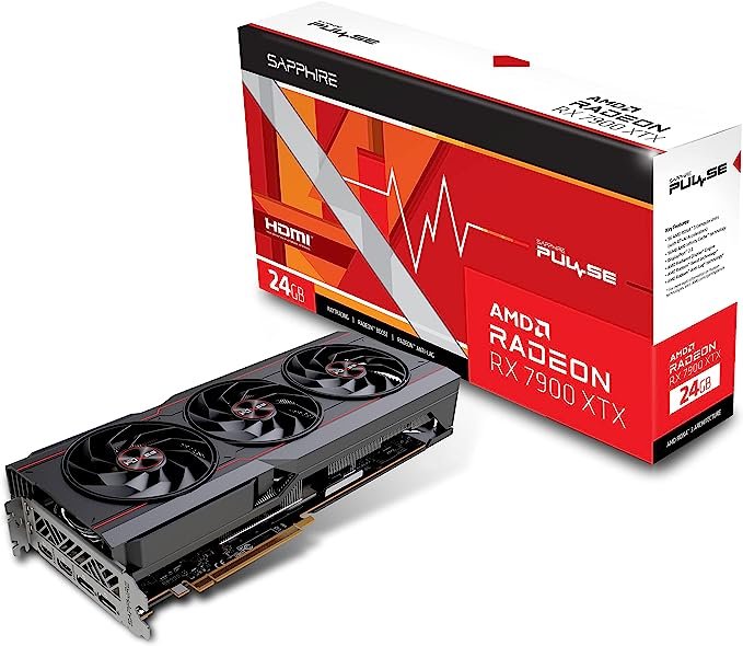 TARJETA DE VIDEO AMD RX7900XTX 24GB SHAPPIRE PULSE OC