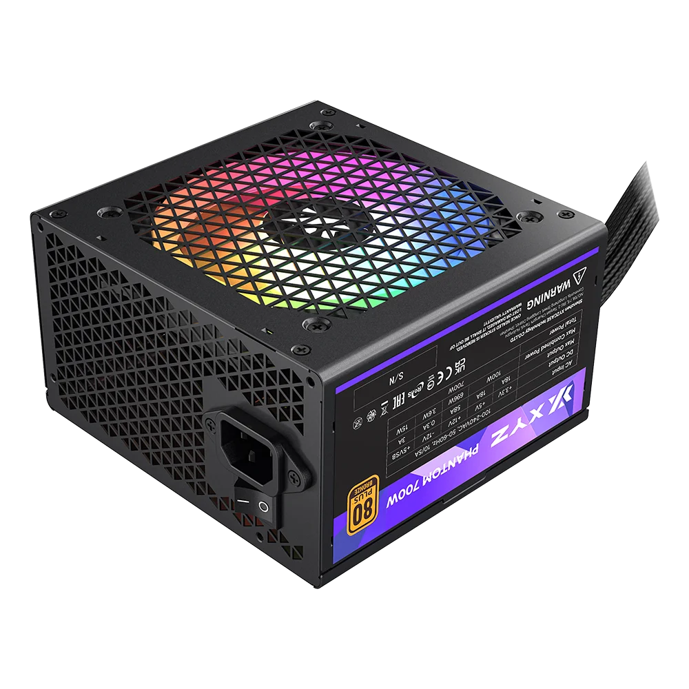 FUENTE XYZ PHANTOM 700W 80 PLUS BRONCE - Imagen 2