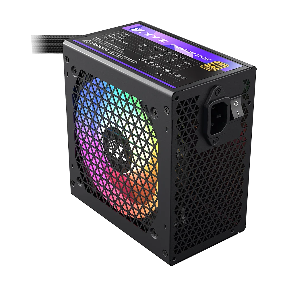 FUENTE XYZ PHANTOM 700W 80 PLUS BRONCE - Imagen 5